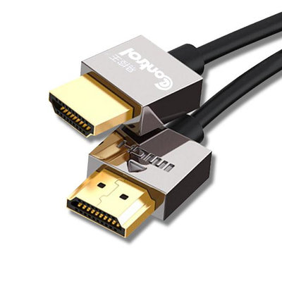 【易控王】1.8M HDMI 4K鋅合金 方塊細線版 4K60Hz高畫質 2160P (30-316-03)