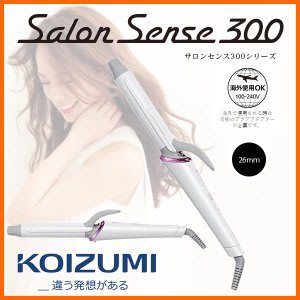 日本 KOIZUMI 小泉 26mm 美髮 電捲棒 五段溫控 國際電壓 美容美髮 髮廊 KHR-1100捲髮器【全日空】