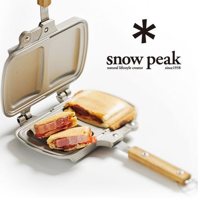 『東西賣客』【預購】日本Snow Peak露營登山 烤麵包/三明治烤盤  【GR-009】