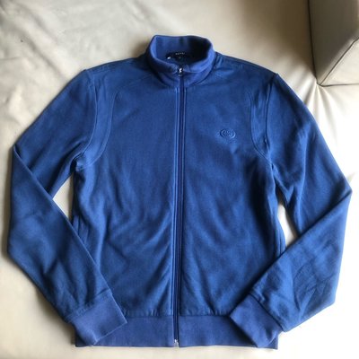 [品味人生2]保證正品 GUCCI 藍色 立體剪裁 立領 外套 夾克 size S