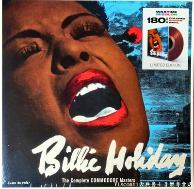 @【WAXTIME】Billie Holiday:The Complete Commodore Masters-彩膠唱片