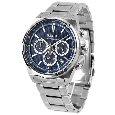預購  SEIKO SBTR033 精工錶 41mm 藍色面盤 不鏽鋼錶帶 男錶 女錶