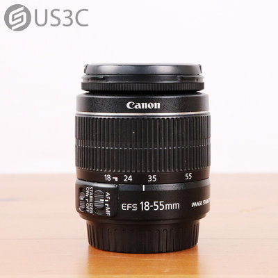 【US3C-板橋店】【一元起標】佳能 Canon EF-S 18-55mm F3.5 -5.6 IS II 單眼鏡頭 標準變焦鏡頭 入門鏡 二手鏡頭