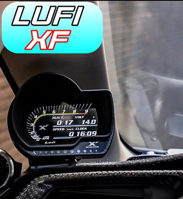 (公司現貨 附發票) LUFI XF繁體中文版 *保固18個月＊多功能抬頭顯示器 渦輪錶 水溫表