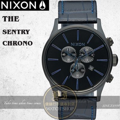 NIXON 實體店THE SENTRY CHRONO腕錶A405-2153公司貨/潮流/極限運動