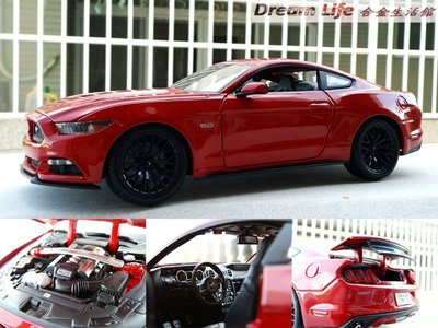 【Maisto 精品】1/18 2015 Ford Mustang GT 福特 全新第6代 野馬 全新紅色~特惠價~