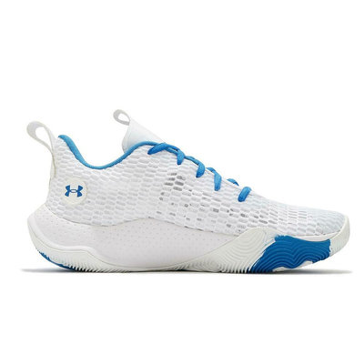 UA  Spawn 3白藍配色籃球鞋男鞋大尺寸US13