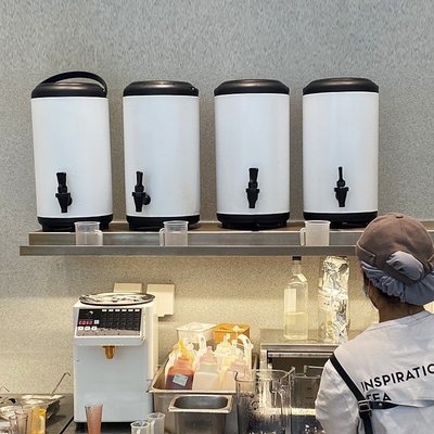 現貨 奶茶桶奶茶店茶桶商用不銹鋼保溫桶8L豆漿桶裝雙層保溫壺擺攤【規格不同，價格不同】正品促銷