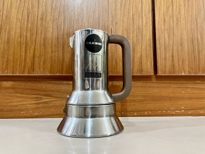 ALESSI 9090 3人份 第一代 不生銹 經典 絕版 摩卡咖啡壺