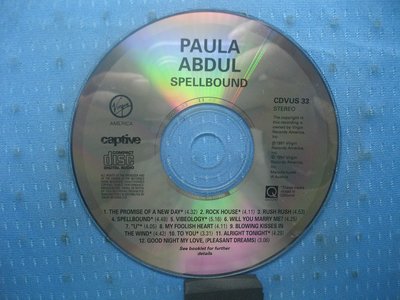 [無殼光碟]AM Paula Abdul  Spellbound  MADE IN AUSTRIA
