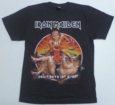 【Mr.17】鐵娘子 Iron Maiden 樂團 2016 Tokyo相撲 搖滾T恤短袖 t-shirt (H858)