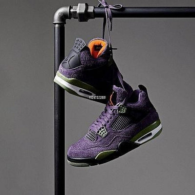 Air Jordan 4 Retro Canyon Purple 紫葡萄 麂皮 籃球鞋 AQ9129-500公司級