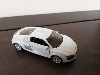 (二手小車)德國Siku Audi-R8白色塗裝(A813)