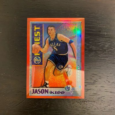 1995-96 FINEST MYSTERY BORDERED REFRACTORS TEST Jason Kidd NBA籃球員 球卡