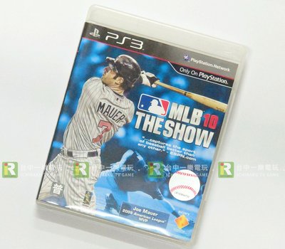 【優質二手電玩】光碟無刮 PS3 美國職棒大聯盟10 MLB10 THE SHOW 英文版 棒球 大聯盟【台中一樂】