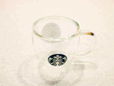 【大囍本舖】STARBUCKS 星巴克╱雙層玻璃杯 + 星巴克皮革雙面杯墊╱限量典藏！！