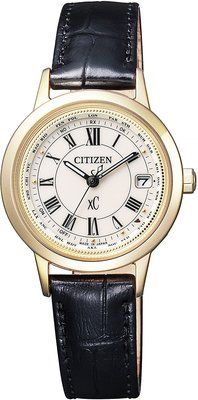 日本正版 CITIZEN 星辰 xC EC1142-05B 電波錶 手錶 女錶 光動能 皮革錶帶 日本代購