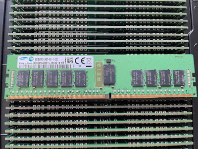 電腦零件三星原廠8GB 2RX8 PC4-2400T 8G REG ECC DDR4 2400服務器內存條筆電配件