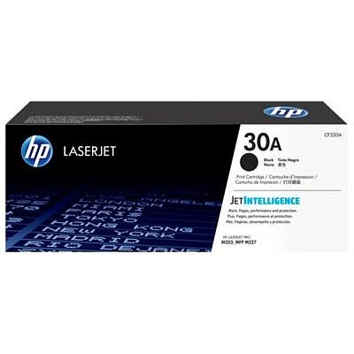 HP 30A 黑色原廠 LaserJet 碳粉匣 (CF230A)適用 HP M203d/M203dn/M203dw/M227fdn/M227fdw