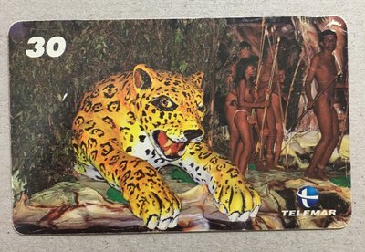 【卡庫】【動物】巴西1999年美洲豹，發行5萬枚  KBR004