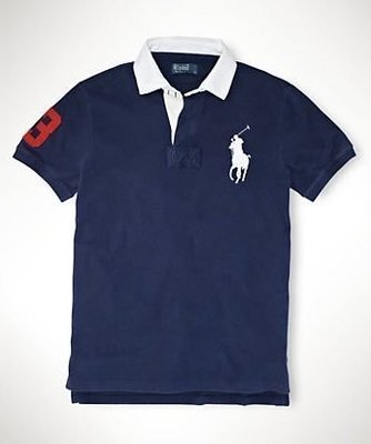 Ralph Lauren POLO 短袖 POLO 衫 大馬 領子后面 3字