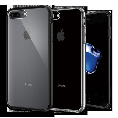 Spigen 適用于蘋果iphone8plus手機殼新款7保護套防摔透明硅膠男女款外殼8 plus創意個性潮牌全包邊軟殼