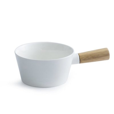 西式帶把陶瓷湯麵碗 早餐碗  麥片碗  單柄陶瓷碗  白色 餐具 【小雜貨】