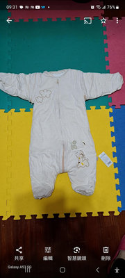 全新現貨冬天幼兒2到4歲 90公分 中厚款 睡袋防踢被連身衣