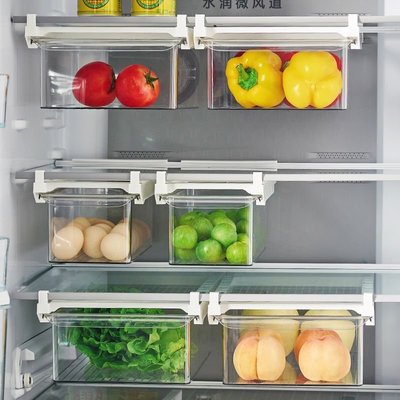 冰箱收納盒抽屜式掛籃內部懸掛保鮮冷凍雞蛋盒廚房用架托置物神器 促銷