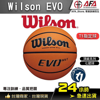 正版 正品 現貨秒發【AFA現貨】Wilson EVO NXT 籃球 室內籃球 7號 T1指定用球 FIBA WTB0965XB001