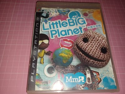 二手PS3遊戲光碟《Little BIG Planet 小小大星球》中英文合版 光碟1片+說明書 【CS超聖文化讚】