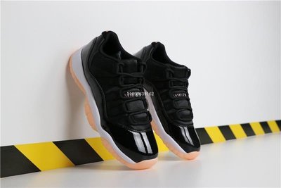 Air Jordan 11 Low “Bleached Coral” 低幫黑粉 籃球鞋 580521-013 男女鞋