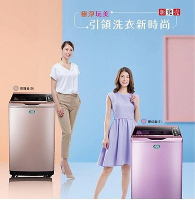 SANLUX台灣三洋 13公斤 變頻直立式洗衣機 SW-13DVG(T)夢幻紫