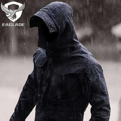 Eaglade 男士戰術夾克 M65 黑色