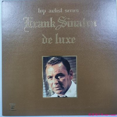 爵士FRANK SINATRA DE LUXE 發燒人聲 黑膠唱片LPˇ奶茶唱片