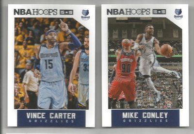 【MBC】Vince Carter跟Mike Conley 2015-2016 HOOPS 灰熊隊球卡