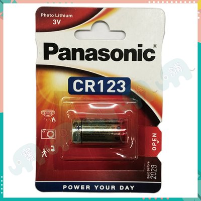 Panasonic 國際牌 CR123 一次性鋰電池 3V 拍立得 Mini 25 50適用 吊卡包裝
