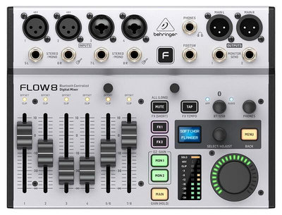【全新】Behringer FLOW 8 混音器 直購價$10,800!!