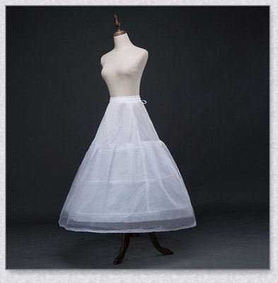 新娘婚紗裙撐三鋼一層硬網婚紗禮服裙撐齊地婚紗襯裙禮服撐裙