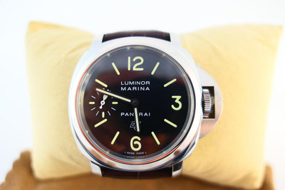 [吉宏精品交流中心]PANERAI 沛納海 PAM01005 44mm 黑面 手上鍊機械 二手錶(盒卡全)