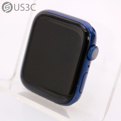 【US3C-高雄店】【一元起標】公司貨 Apple Watch 6 44mm GPS 藍色 鋁合金錶殼 智慧手錶 蘋果手錶 運動模式偵測 血氧濃度感測器