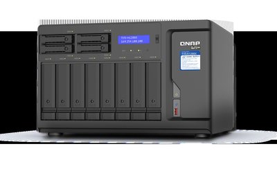 QNAP 威聯通 TVS-h1288X-W1250-16G-5Y 12-Bay NAS網路儲存伺服器