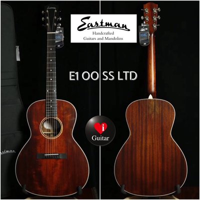 Eastman E1 OO SS LTD 阿迪朗達克雲杉全單38吋復古電箱民謠吉他iGuitar強力推薦
