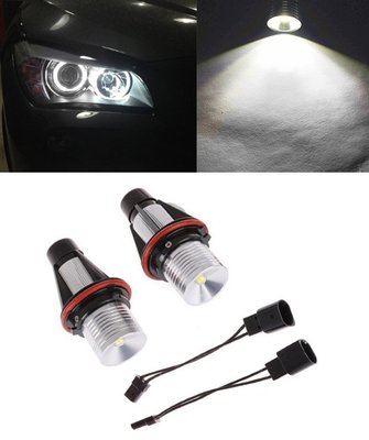 汽車LED天使眼 BMW 白光5W E39 E53 E60 E61 E65 E83 E87 光圈 DRL 日行燈適用