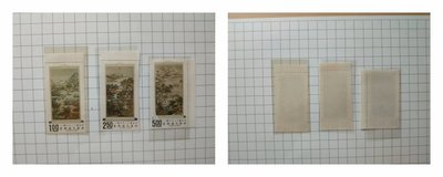 普165專72十二月令圖古畫郵票(第一 ~ 十二月令)+貼票卡三張 #4