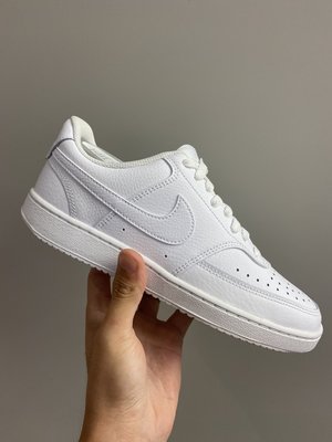 【AND.】現貨 NIKE COURT VISION LOW 全白 經典 滑板 休閒 穿搭 運動 女款 CD5434-100