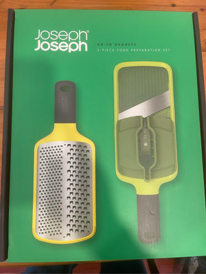 全新 現貨 英國Joseph Joseph 刨絲切片好順手組合 不沾桌不鏽鋼餐夾 料理夾