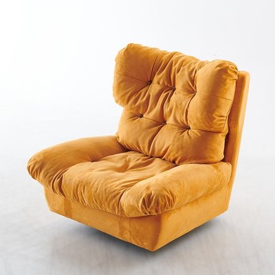 特價Baxter/milano云朵沙發單人椅意式侘寂懶人躺羽絨旋轉休閑沙發椅