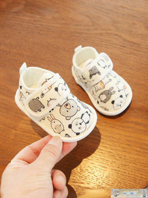 春季嬰兒鞋0-6-12月嬰幼兒步前鞋春秋款一歲男寶寶學步鞋軟底布鞋-琳瑯百貨