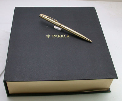 已停產USA美國製 PARKER14K金 仕雅原子筆超級禮盒版加送原廠PARKER萬用手冊...Montblanc .CROSS....